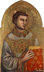 St. Stepehen, by Giotto; Image is considered public domain in the copyright information at Italian-art.org; http://info.italian-art.org