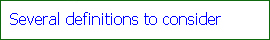 Definitions to Consider Selection Image