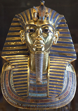 funerary mask of Tutankhamun