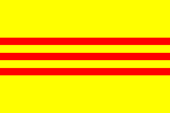 Flag of South Vietnam before Reunification with North Vietnam, provided by Wikipedia, http://en.wikipedia.org/wiki/Image:Flag_of_South_Vietnam.svg Flag of South Vietnam before Reunification with North Vietnam