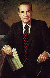 Official Portrait at 
www.whitehouse.gov/WH/glimpse/presidents/html/rn37.html