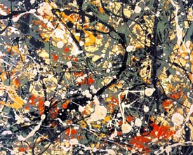 Number 8, (1949); Oil, enamel and aluminum paint on canvas; Neuberger 
Museum, State University of New York; www.ibiblio.org/wm/paint/auth/pollock/