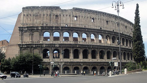 Roman colosseum photo