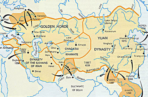 Mongol map