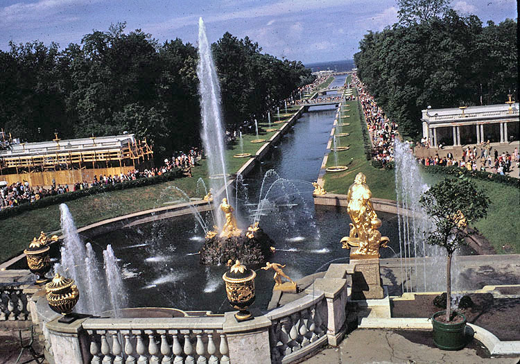 Peterhof View towards the Guld of Finland