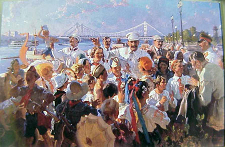 Stalin with kids