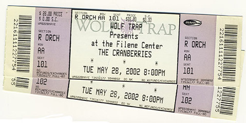 Cranberries tix