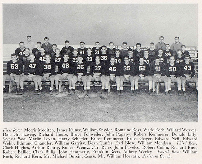 Slatington High School football team 1948
