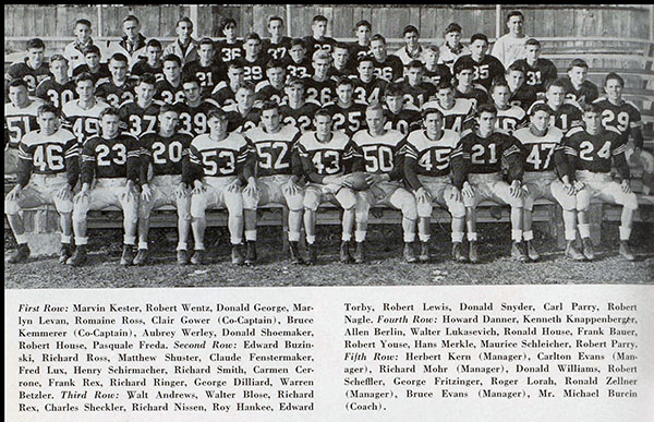 Slatington High School football team 1951