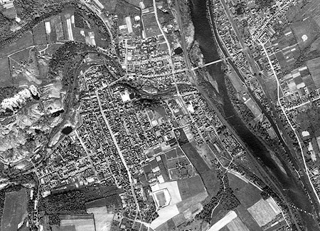 1943 Aerial view of Slatington