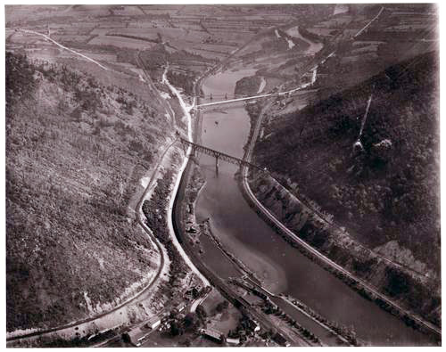 Aerial view of Lehigh Gap