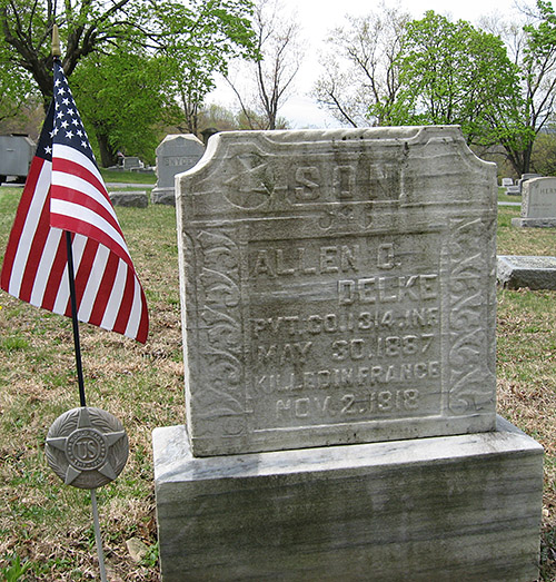 Allen O Delke Grave