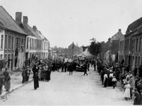 destroyed village in Belgium