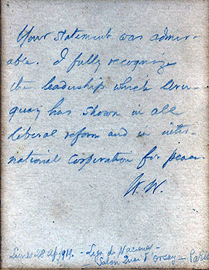 Wilson Note