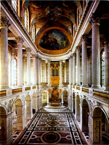 The Royal Chapel.  Source=http://www.urich.edu/~jpaulsen/int.html. 
Copyright © 1996 / Simon Fairclough, Amanda Howland et Janice B. Paulsen, Université de Richmond.